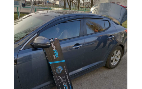 Дефлекторы окон Kia Optima