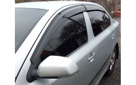Дефлекторы окон Skoda Octavia A7 Liftback