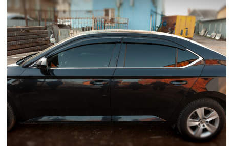 Дефлекторы окон Skoda Superb