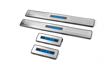 Накладки на пороги Chevrolet Aveo T300