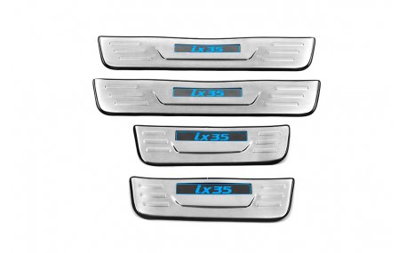 Накладки на пороги Hyundai ix35