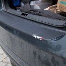 Накладка на задний бампер Skoda Octavia A7 2013-2017