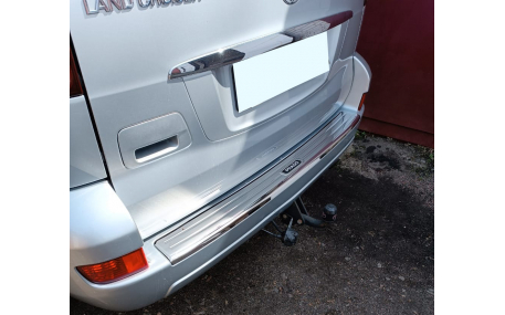 Накладка на задний бампер Toyota Land Cruiser Prado 120