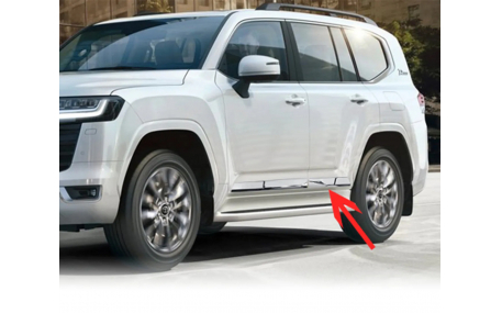 Молдинги дверей Toyota Land Cruiser 300