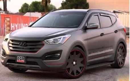 Дефлекторы окон Hyundai Santa Fe