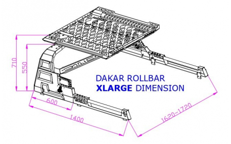 Защита верхняя Mercedes X-class W470