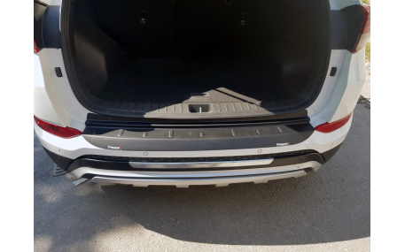 Накладка на задний бампер Hyundai Tucson 2015-2018