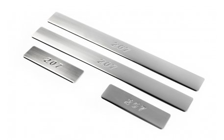Накладки на пороги Peugeot 207