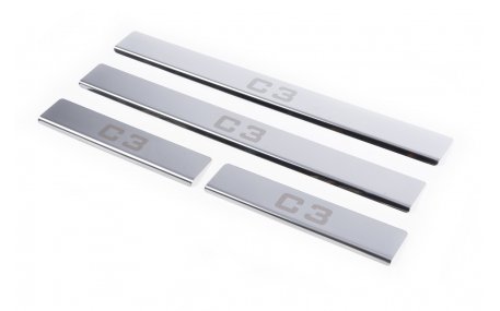 Накладки на пороги Citroen C3