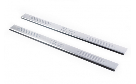 Накладки на пороги Fiat 500