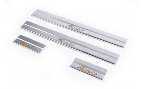 Накладки на пороги Ford Fiesta