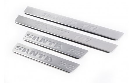 Накладки на пороги Hyundai Santa Fe
