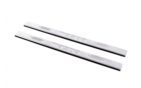 Накладки на пороги Mazda