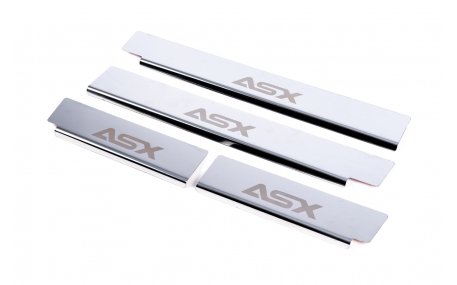 Накладки на пороги Mitsubishi ASX