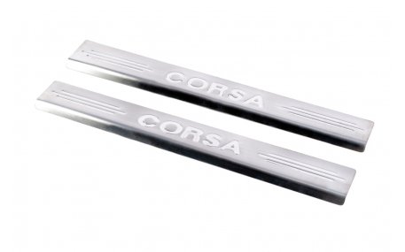 Накладки на пороги Opel Corsa C