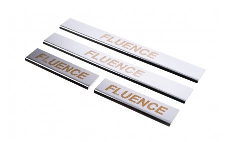 Накладки на пороги Renault Fluence