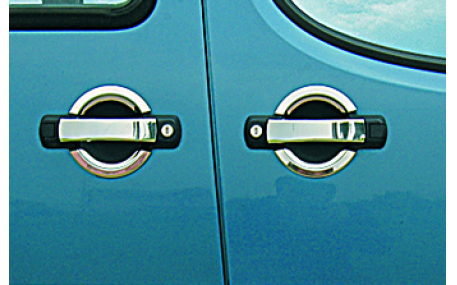 Хром накладки Fiat Doblo
