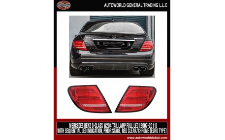 Фонари задние Mercedes C-class W204 2007-2010