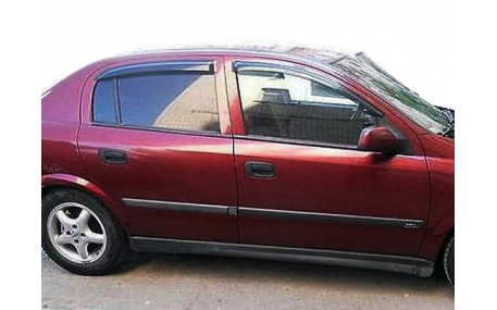 Дефлекторы окон Opel Astra G 