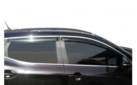Дефлекторы окон Nissan Qashqai J11