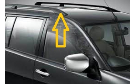 Рейлинги Mitsubishi Pajero Wagon