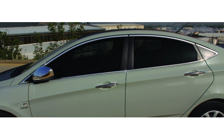 Хром накладки Hyundai Accent