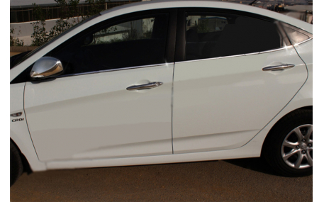 Хром накладки Hyundai Accent