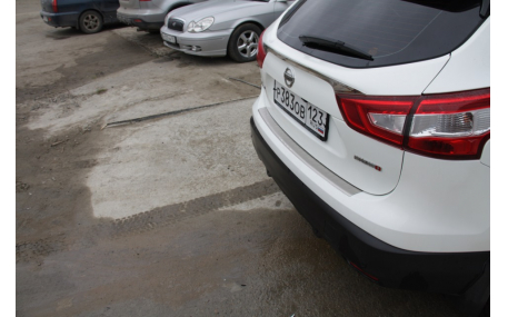 Накладка на задний бампер Nissan Qashqai J11 2014-2017
