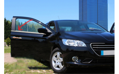 Хром накладки Peugeot 301