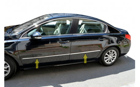 Хром накладки Peugeot 508