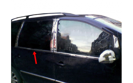 Хром накладки Volkswagen Sharan