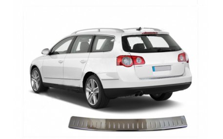 Накладка на задний бампер Volkswagen Passat B6