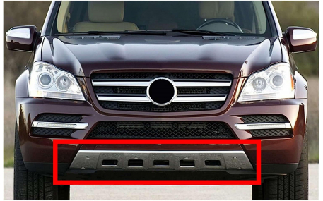 Накладка передняя Mercedes GL-class X164
