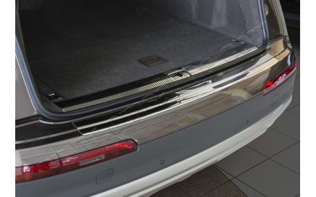 Накладка на задний бампер Audi Q7