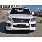 Накладки на бампера Lexus LX570 2012-2015