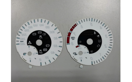 Шкалы приборов Mercedes CLA-class C117