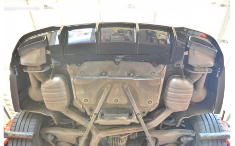 Накладка задняя Audi A6 C7 2015-2018