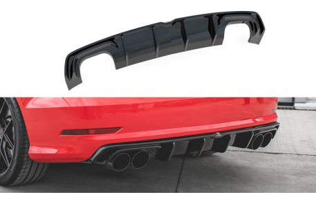 Накладка задняя Audi A3 8V 2012-2015 Sedan