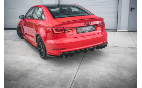 Накладка задняя Audi A3 8V 2012-2015 Sedan
