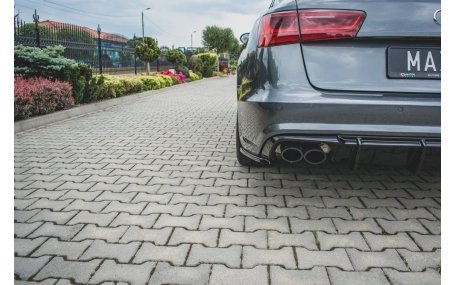 Накладка задняя Audi A6 C7 2015-2018