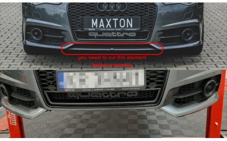 Накладка передняя Audi A6 C7 2015-2018