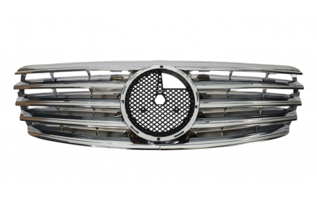 Решетка радиатора Mercedes E-class W211 2002-2006