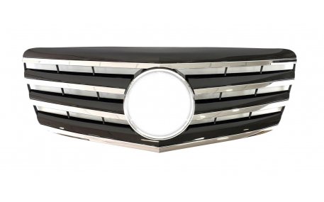 Решетка радиатора Mercedes E-class W211 2006-2009