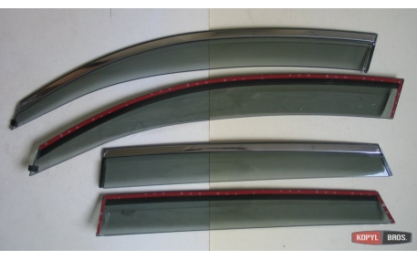 Дефлекторы окон Hyundai Sonata