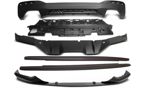 Накладки на бампера BMW G30 2016-2020