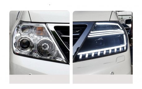 Фары передние Nissan Patrol Y62
