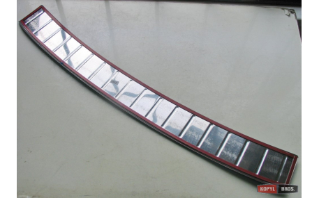 Накладка на задний бампер Renault Fluence