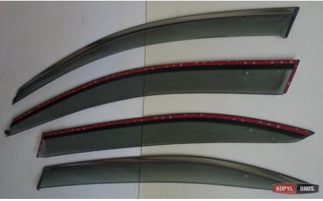 Дефлекторы окон Skoda Octavia A7 Liftback