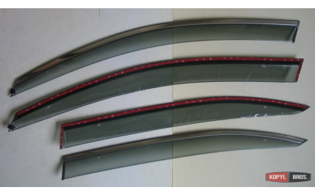 Дефлекторы окон Skoda Octavia A7 Liftback