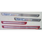 Накладки на пороги Skoda Rapid